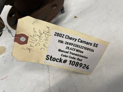 2002 Chevy Camaro SS LH Driver Front Spindle Knuckle Hub Wheel Bearing OEM - Day's Parts Yard