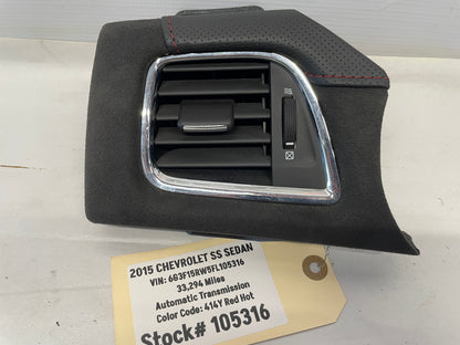 2015 Chevy SS Sedan LH Driver Dash Vent OEM - Day's Parts Yard