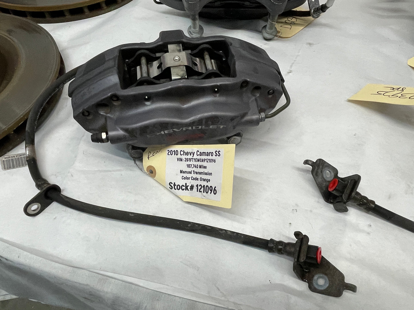 2010 Chevy Camaro SS Brembo Brake Calipers & Rotors Front and Rear OEM - Day's Parts Yard