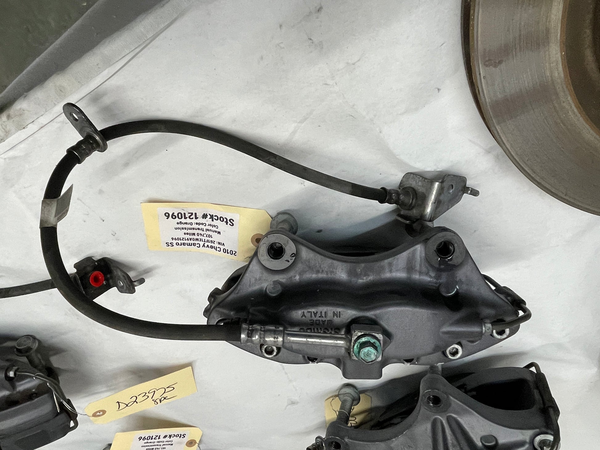 2010 Chevy Camaro SS Brembo Brake Calipers & Rotors Front and Rear OEM - Day's Parts Yard