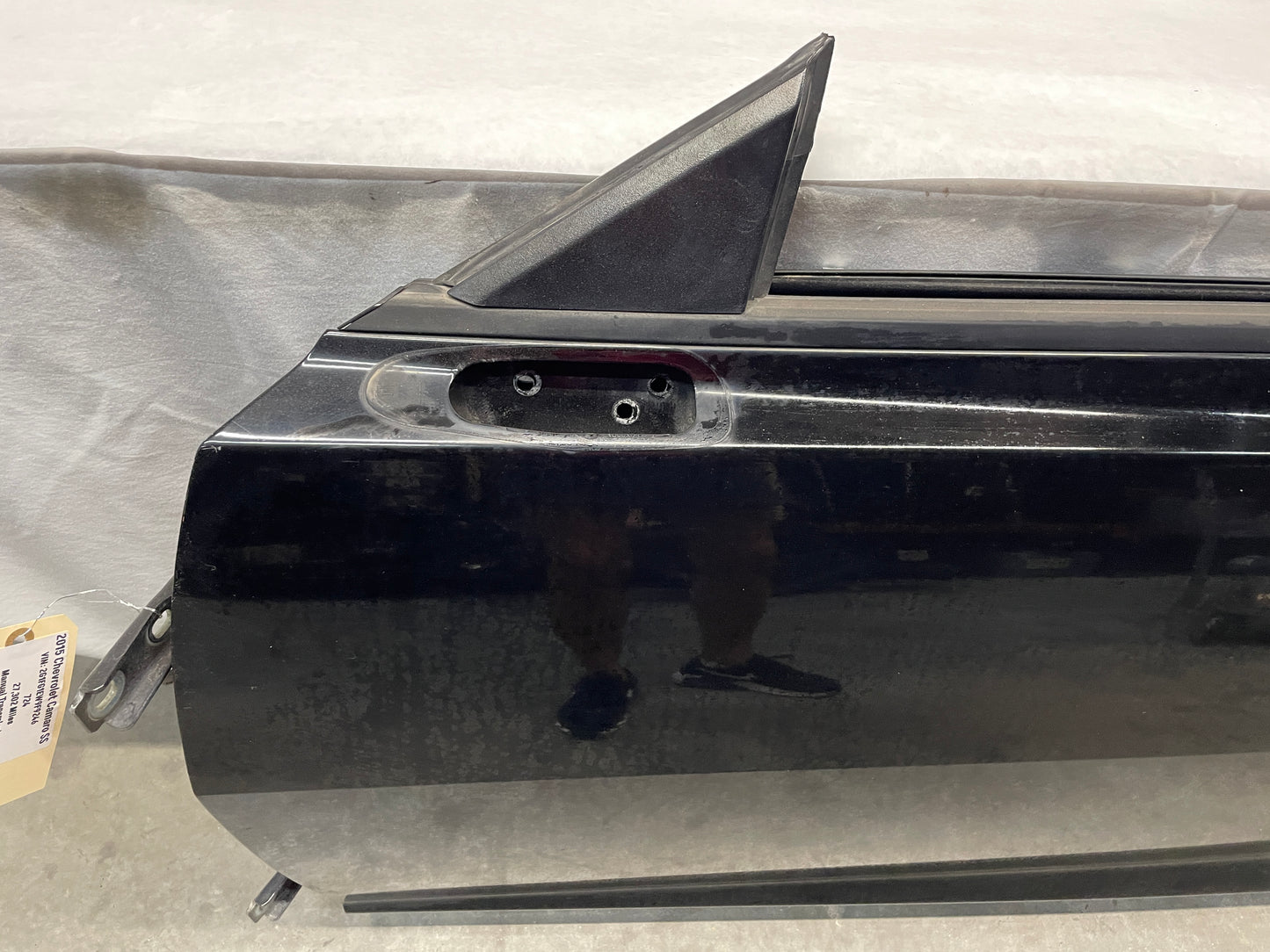 2015 Chevy Camaro SS LH Driver Front Exterior Door Black OEM