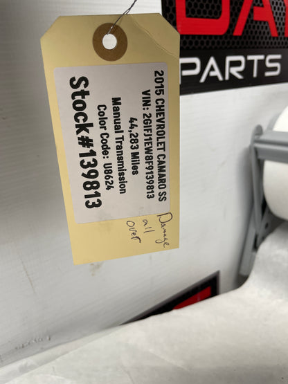2015 Chevy Camaro SS Rear Bumper Diffuser Valence Cover OEM DAMAGED LOCAL PICK UP - Day's Parts Yard
