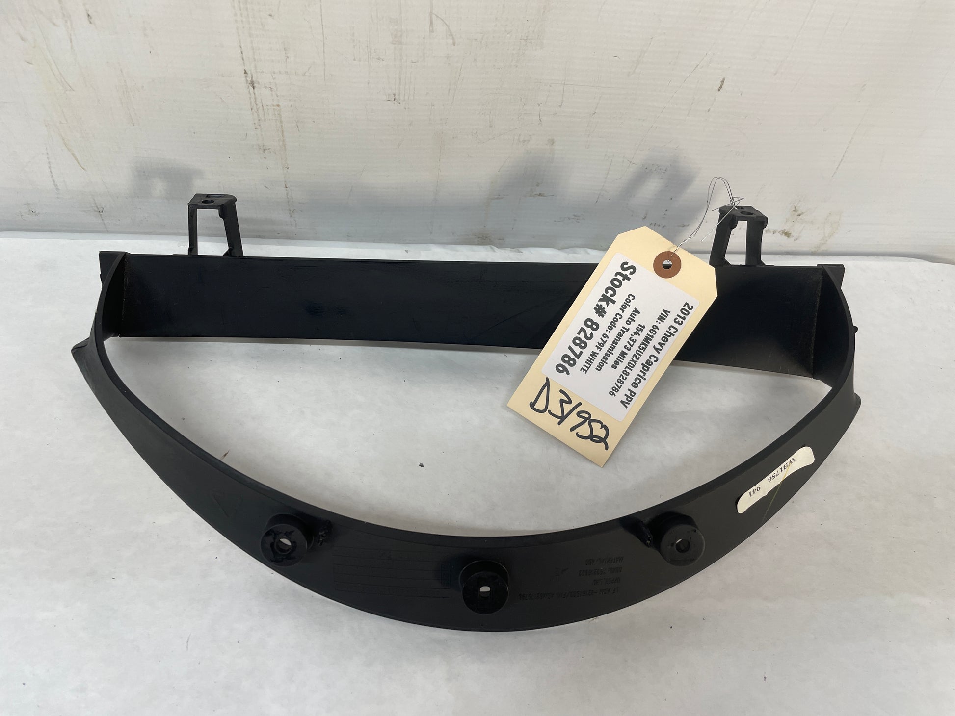 2013 Chevy Caprice PPV Speedometer Gauge Cluster Bezel Trim Panel Plate OEM - Day's Parts Yard