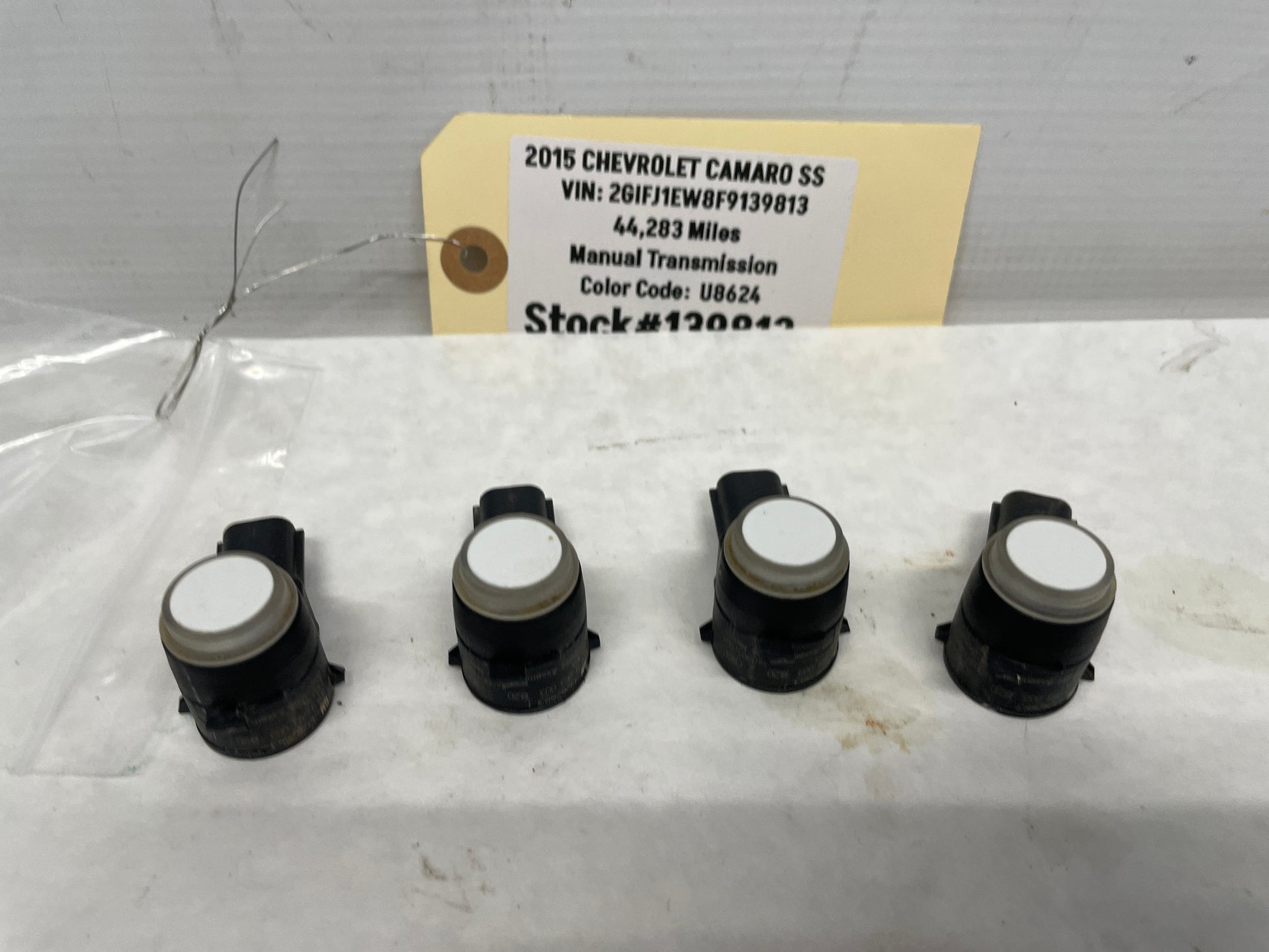 2015 Chevy Camaro SS Rear Bumper Back Up Parking Sensors OEM - Day's Parts Yard