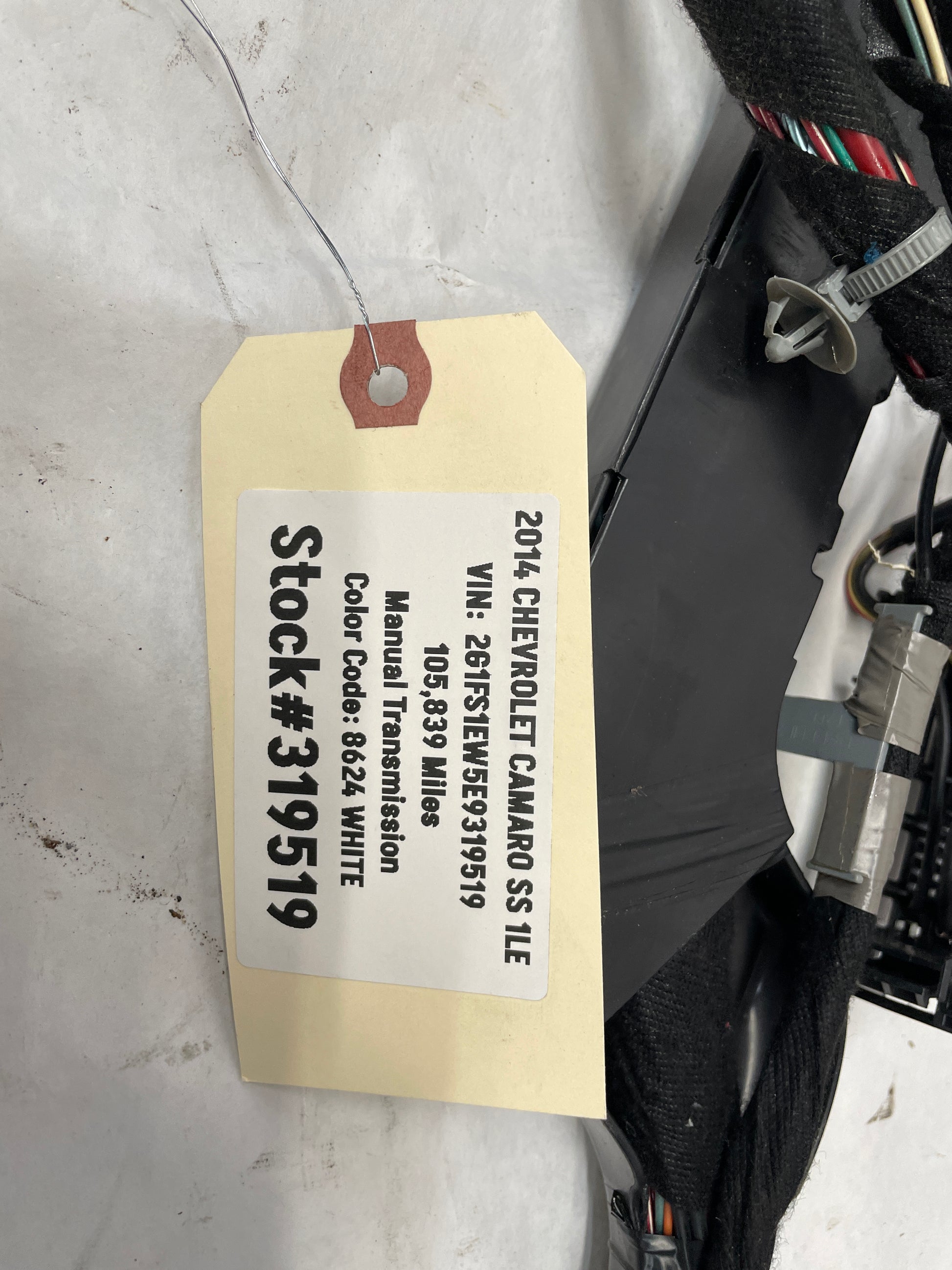 2014 Chevy Camaro SS 1LE Body Chassis Wire Wiring Harness OEM - Day's Parts Yard