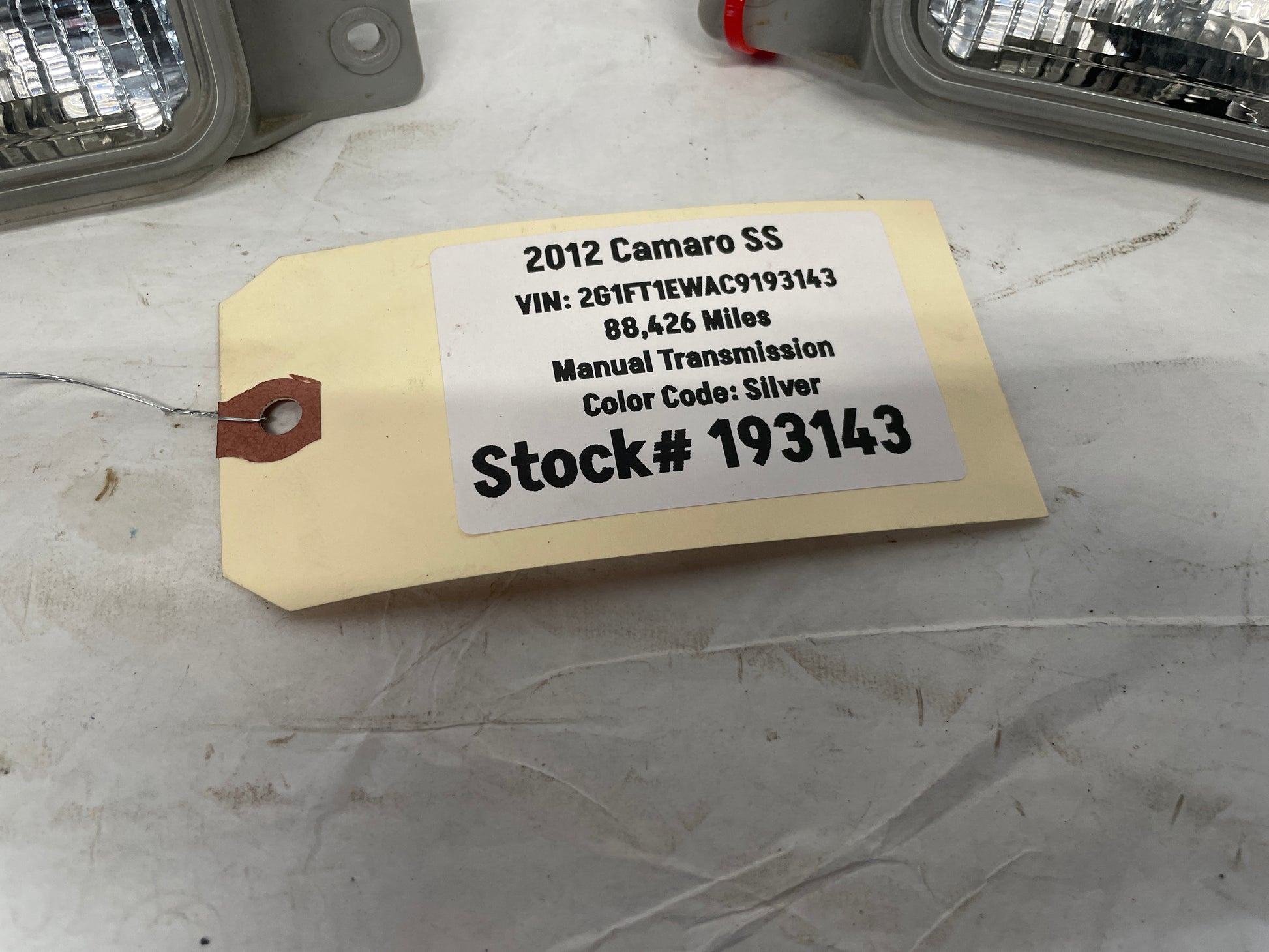 2012 Chevy Camaro SS RH & LH Reverse Back Up Light Lamp OEM - Day's Parts Yard
