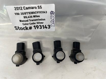 2012 Chevy Camaro SS Rear Bumper Reverse Back Up Parking Alarm Sensors OEM - Day's Parts Yard