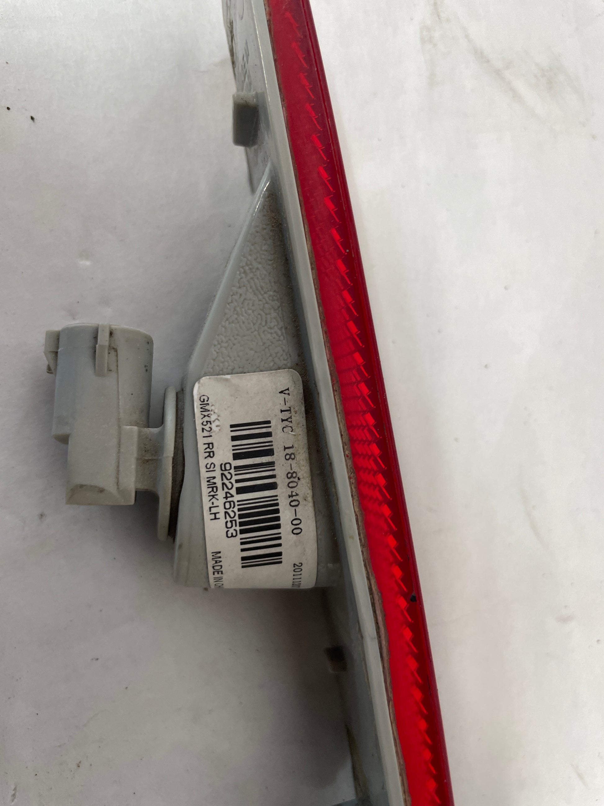 2012 Chevy Camaro SS LH Driver Rear Bumper Side Marker Light Lamp Reflector OEM - Day's Parts Yard