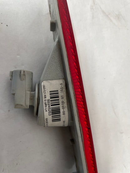 2012 Chevy Camaro SS LH Driver Rear Bumper Side Marker Light Lamp Reflector OEM - Day's Parts Yard