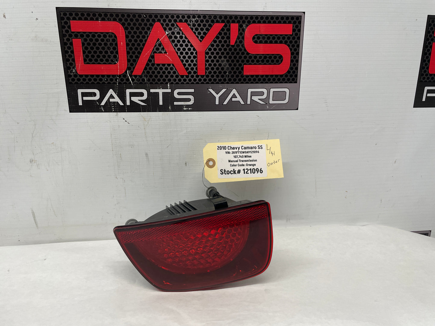 2010 Chevy Camaro SS LH Driver Outer Taillight Tail Light OEM - Day's Parts Yard