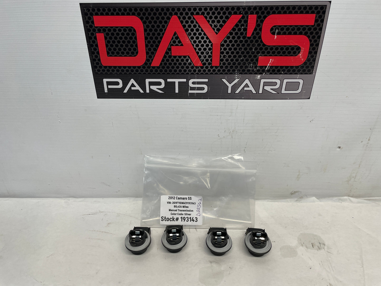 2012 Chevy Camaro SS Taillight Tail Light Lamp Sockets Set 4 OEM - Day's Parts Yard