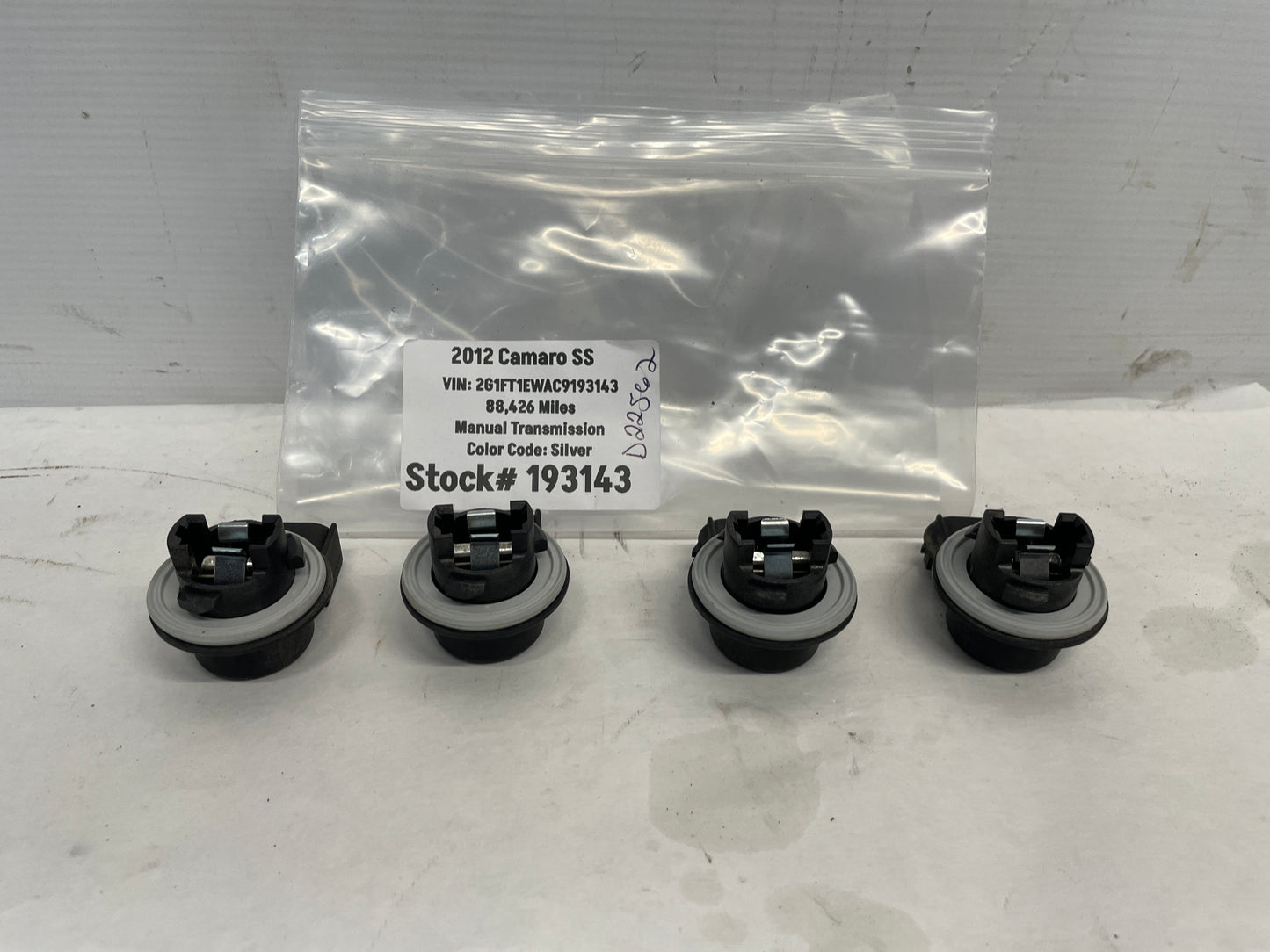 2012 Chevy Camaro SS Taillight Tail Light Lamp Sockets Set 4 OEM - Day's Parts Yard