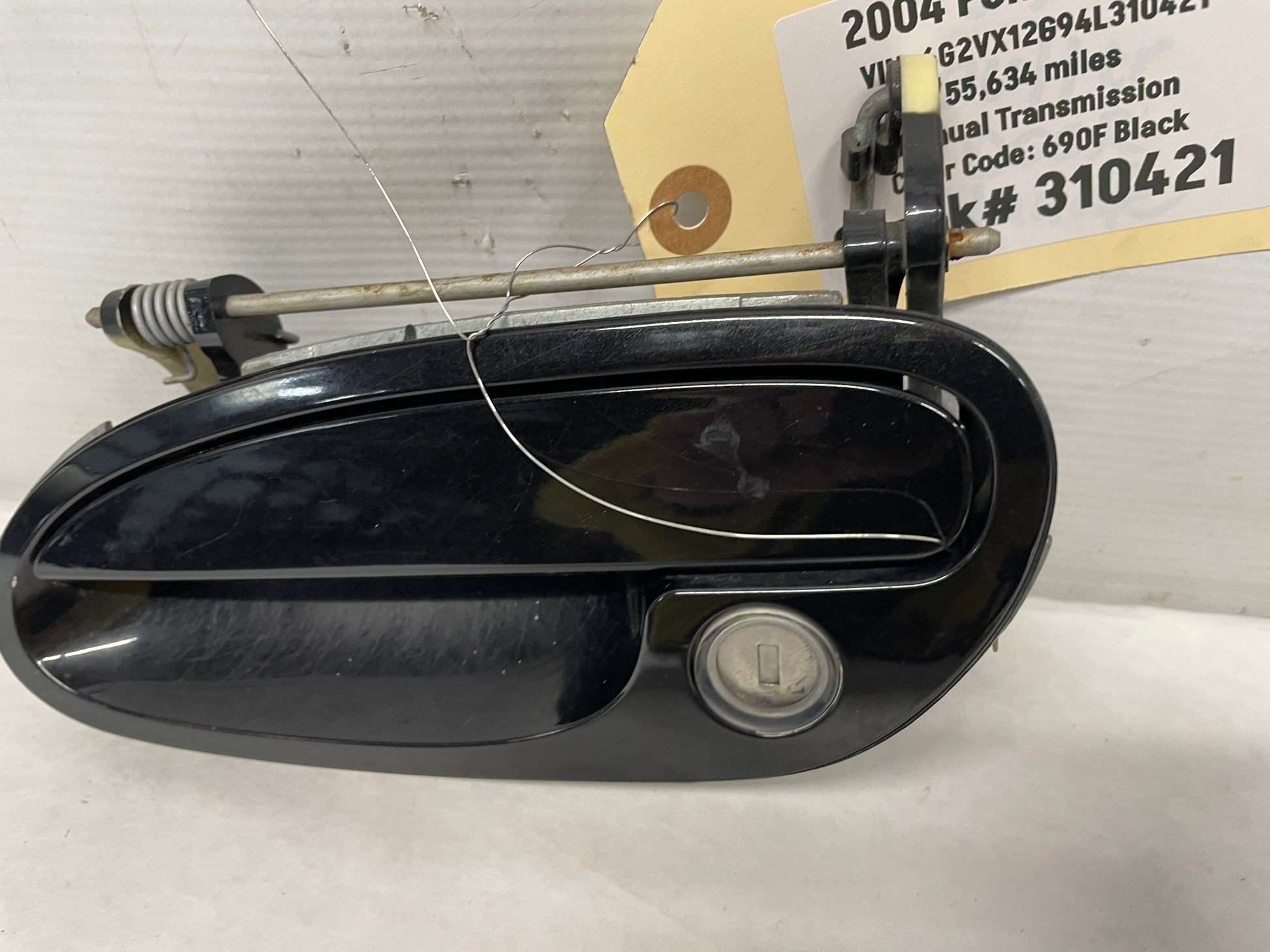 2004 Pontiac GTO LH Driver Exterior Door Handle Black OEM - Day's Parts Yard