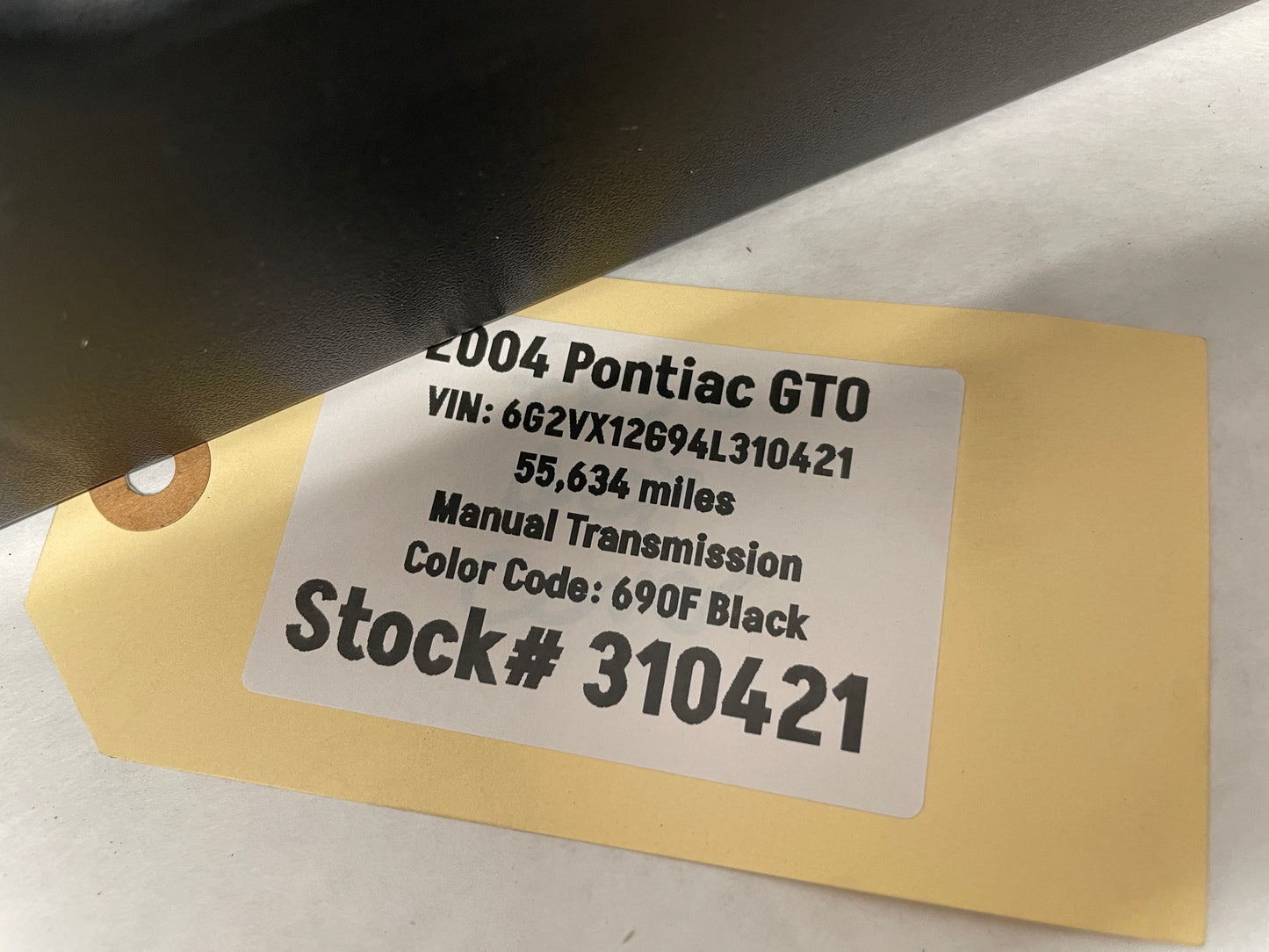 2004 Pontiac GTO Hood Fuse Box Cover OEM - Day's Parts Yard