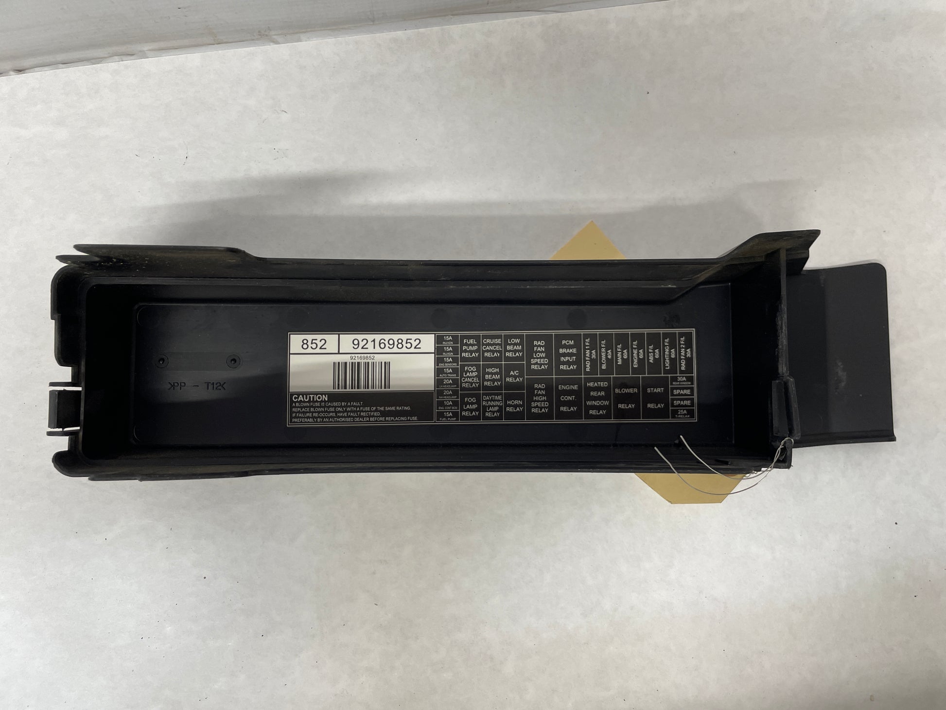 2004 Pontiac GTO Hood Fuse Box Cover OEM - Day's Parts Yard