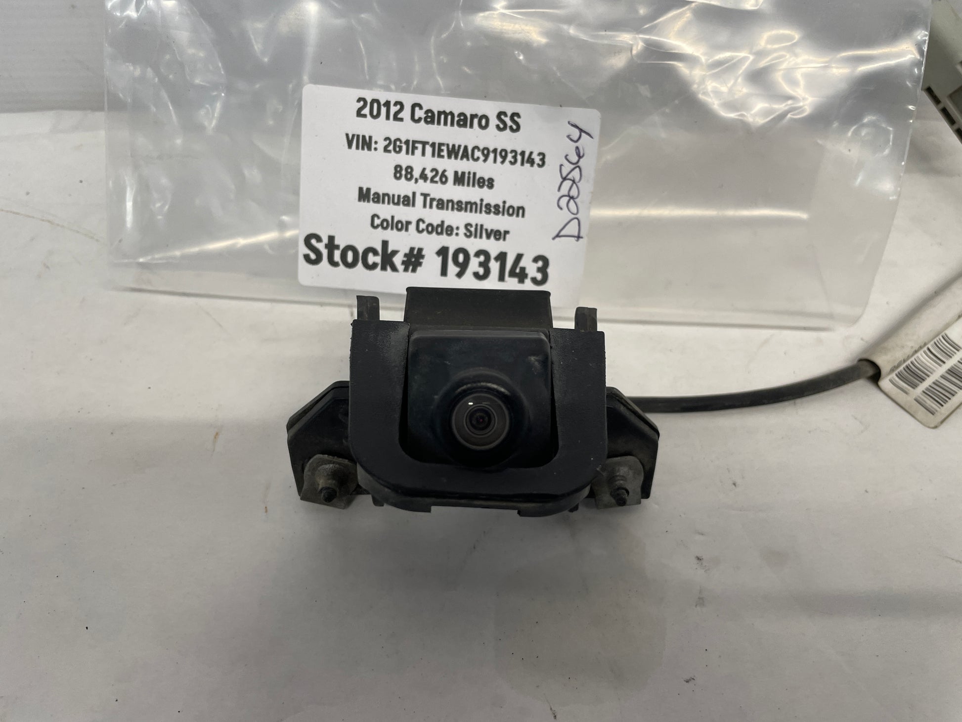 2012 Chevy Camaro SS Rear Back Up Camera OEM #22872078 - Day's Parts Yard