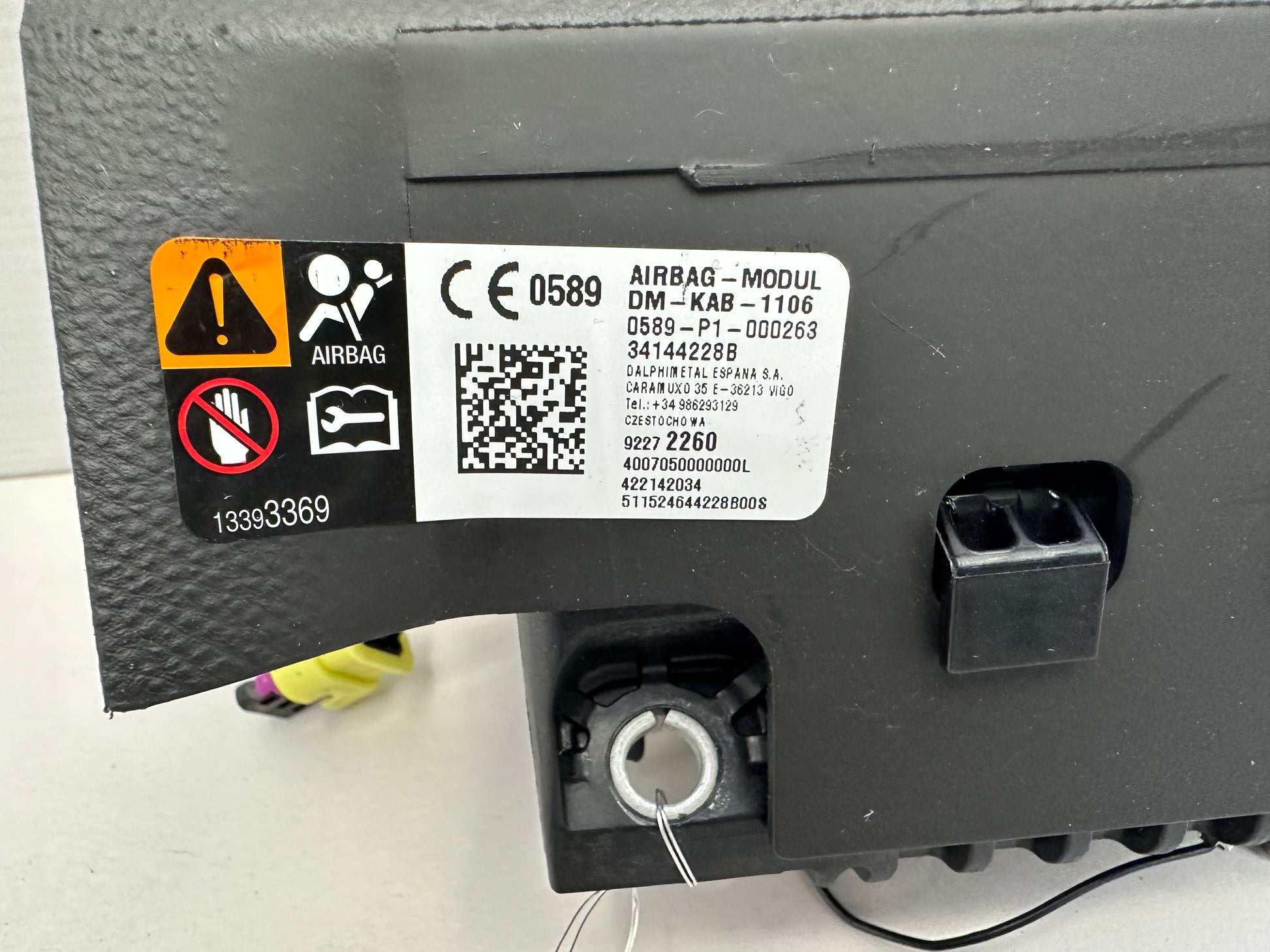 2016 Chevrolet SS Sedan LH Driver Lower Knee Air Bag OEM - Day's Parts Yard