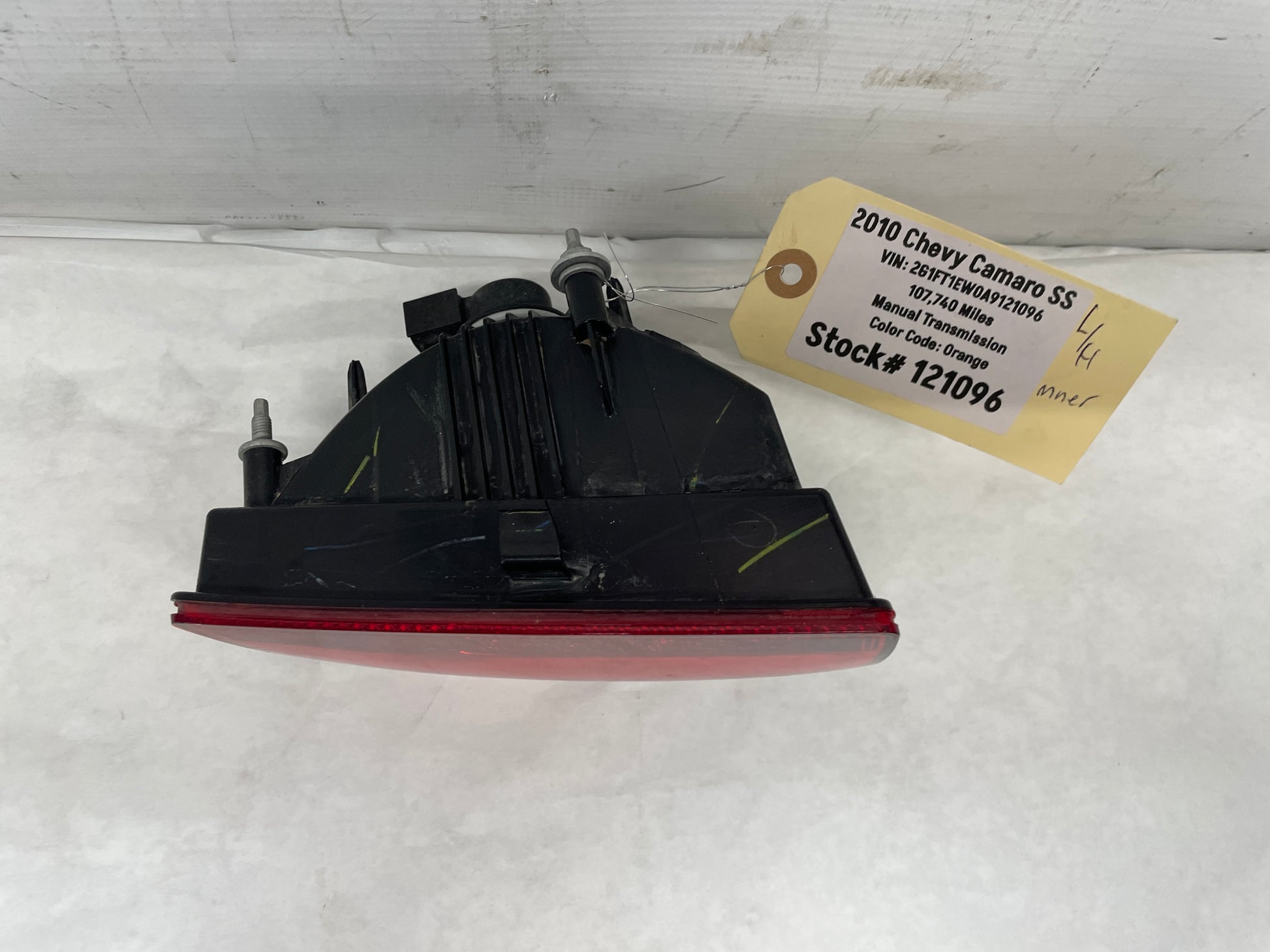 2010 Chevy Camaro SS LH Driver Inner Taillight Tail Light OEM - Day's Parts Yard