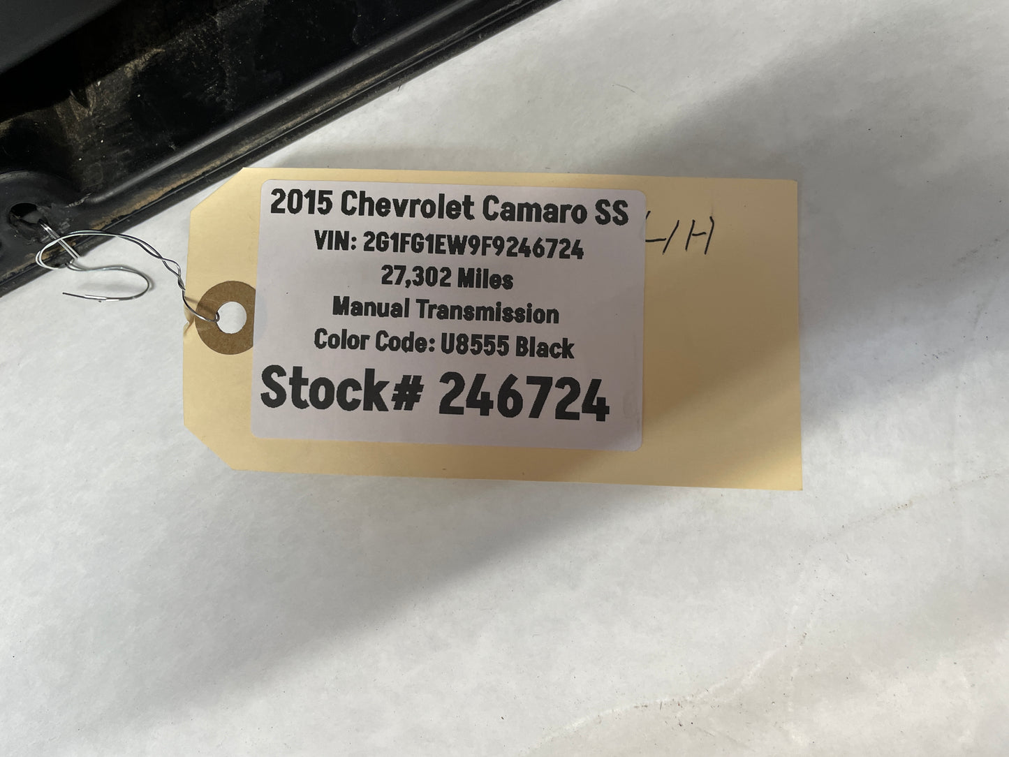 2015 Chevy Camaro SS LH Driver Interior Door Panel Trim OEM