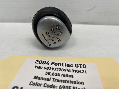 2004 Pontiac GTO Manual Shifter Knob OEM - Day's Parts Yard