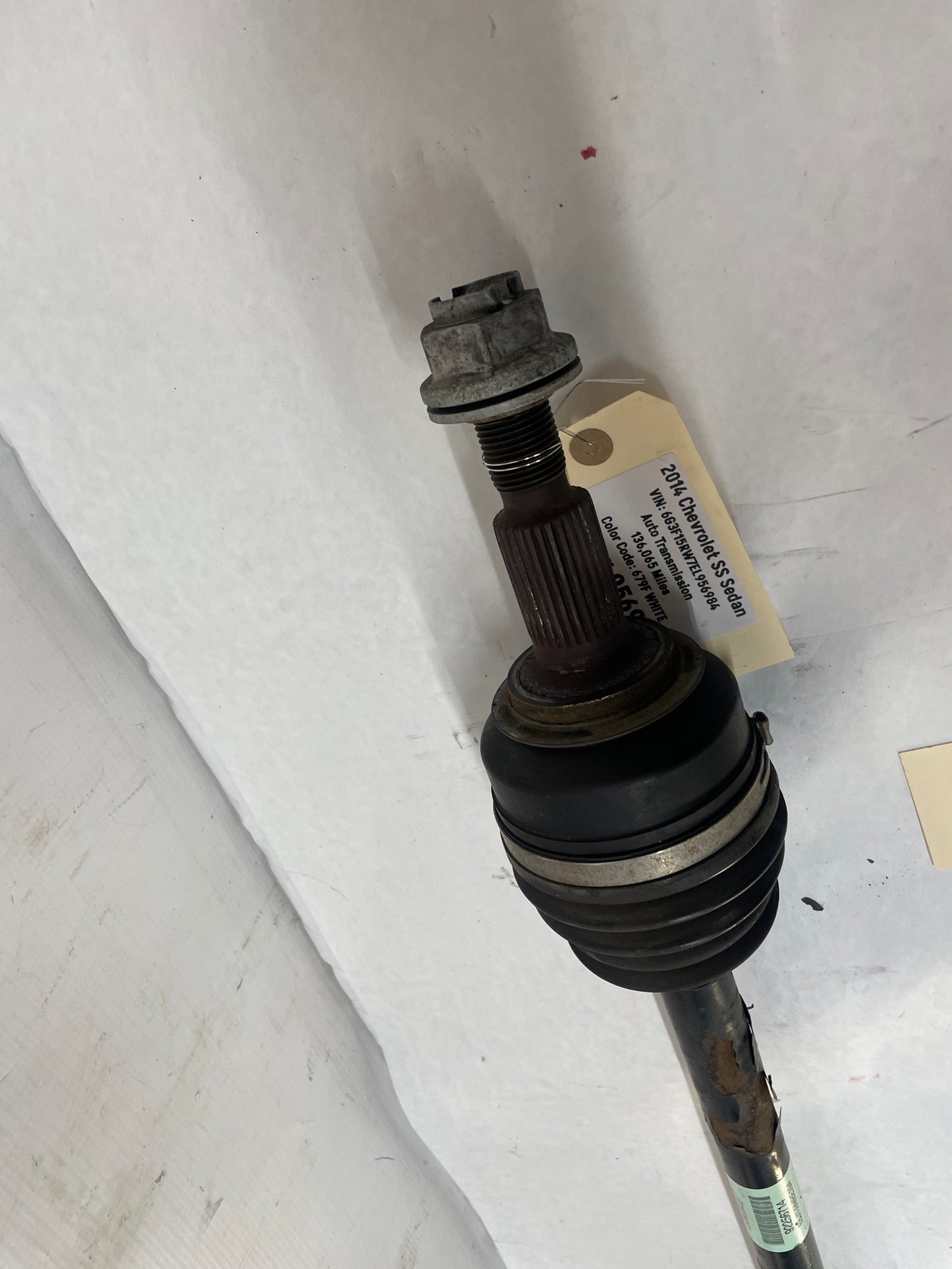 2014 Chevy SS Sedan LH Driver Rear CV Axle Half Shaft OEM - Day's Parts Yard