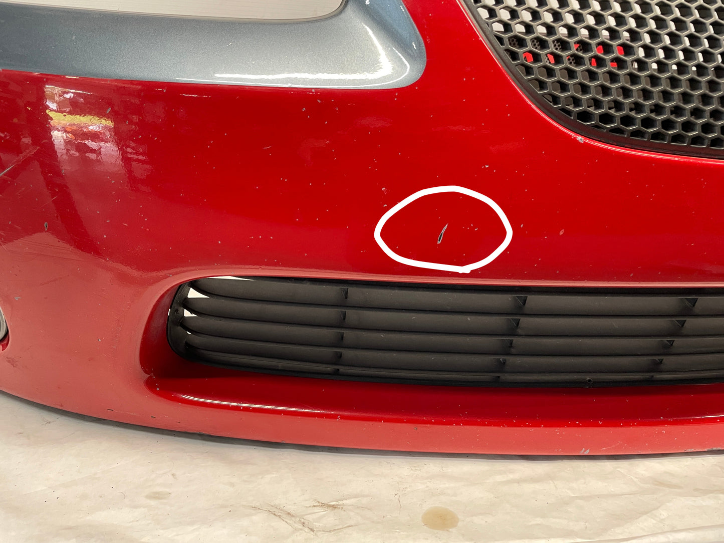 2005 Pontiac GTO Complete Front Bumper Cover Fascia Red OEM