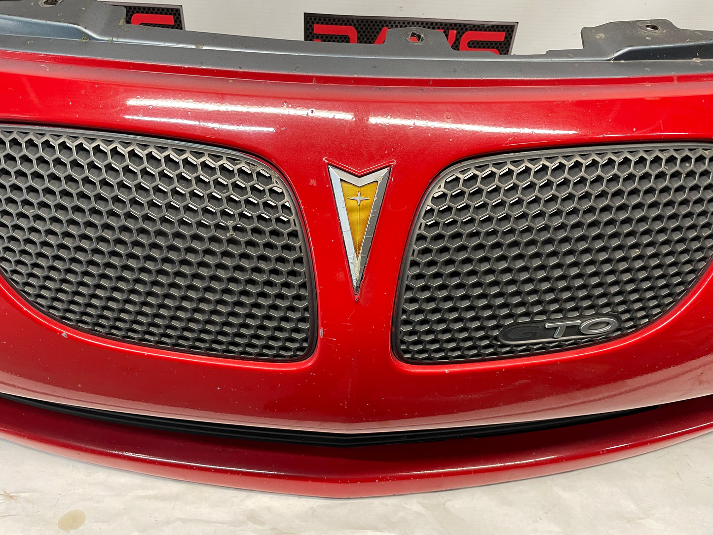 2005 Pontiac GTO Complete Front Bumper Cover Fascia Red OEM