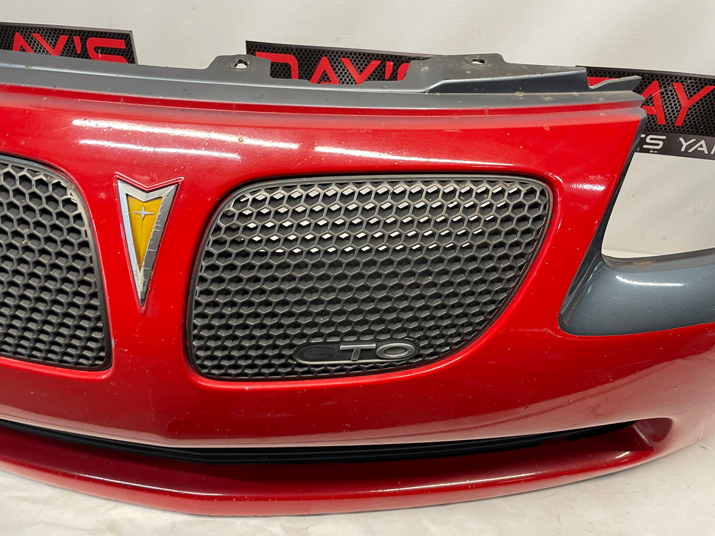 2005 Pontiac GTO Complete Front Bumper Cover Fascia Red OEM