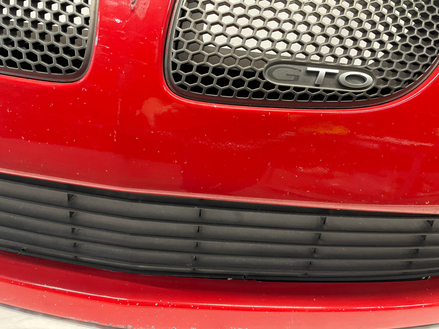 2005 Pontiac GTO Complete Front Bumper Cover Fascia Red OEM