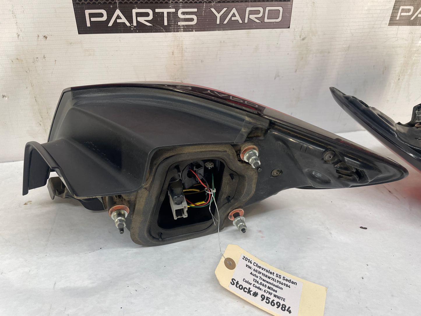2014 Chevy SS Sedan Tail Light Taillight Lamp RH & LH OEM - Day's Parts Yard
