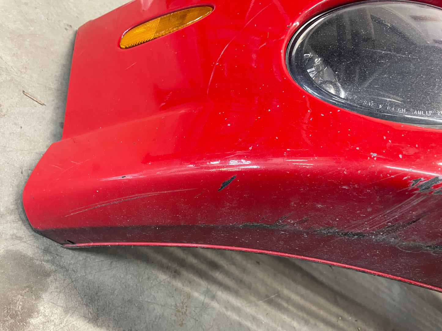 2005 Pontiac GTO Complete Front Bumper Cover Fascia Red OEM
