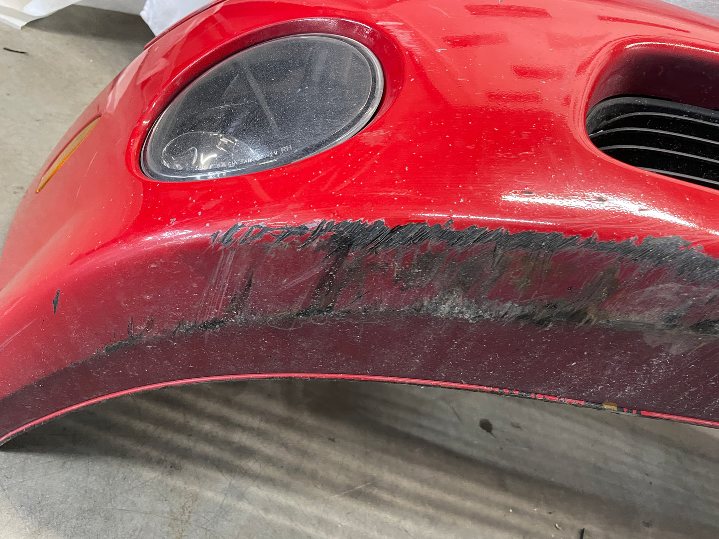 2005 Pontiac GTO Complete Front Bumper Cover Fascia Red OEM