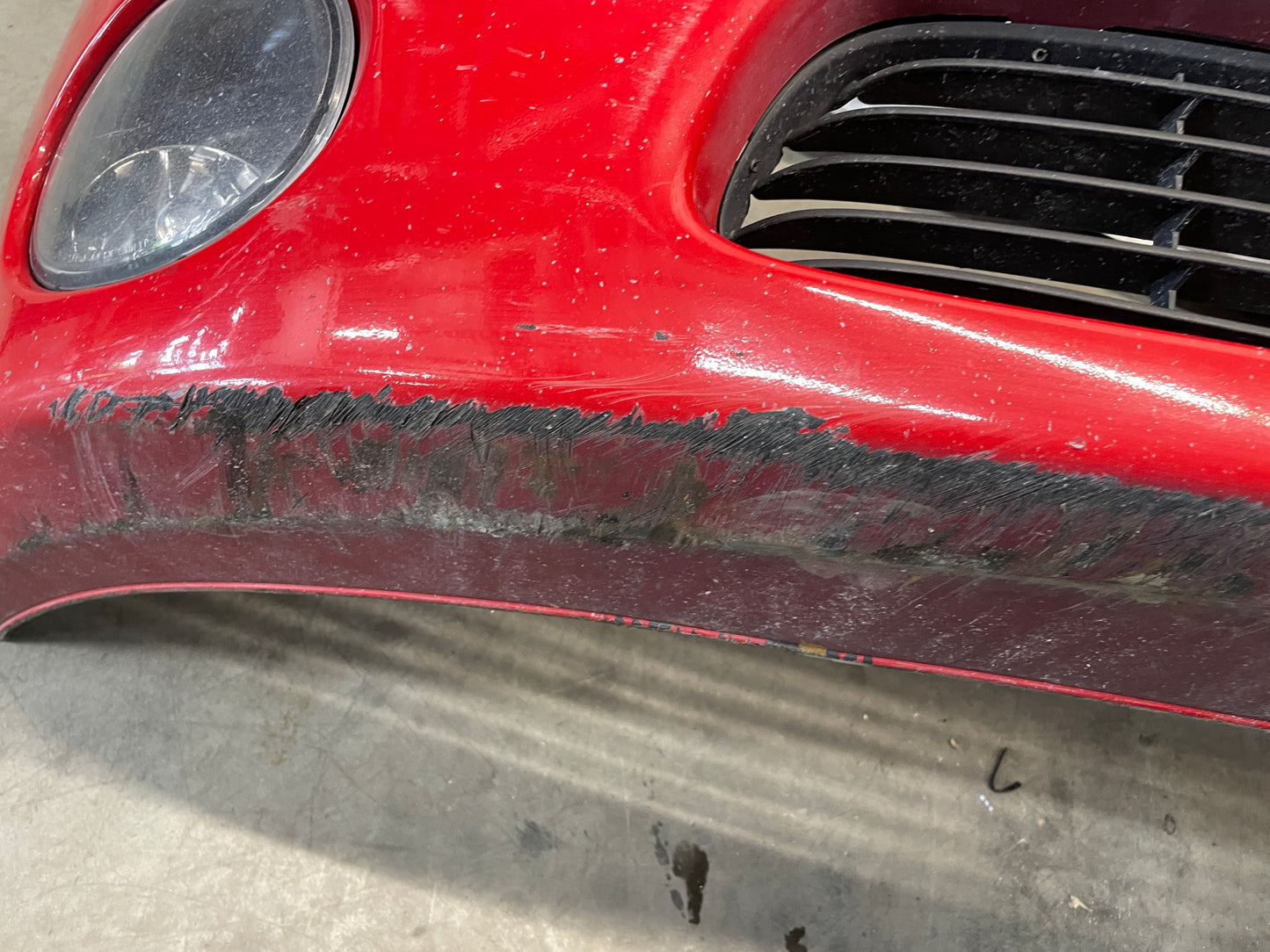 2005 Pontiac GTO Complete Front Bumper Cover Fascia Red OEM