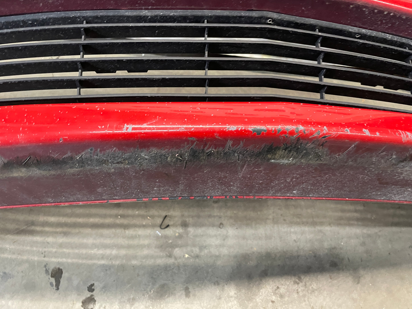 2005 Pontiac GTO Complete Front Bumper Cover Fascia Red OEM