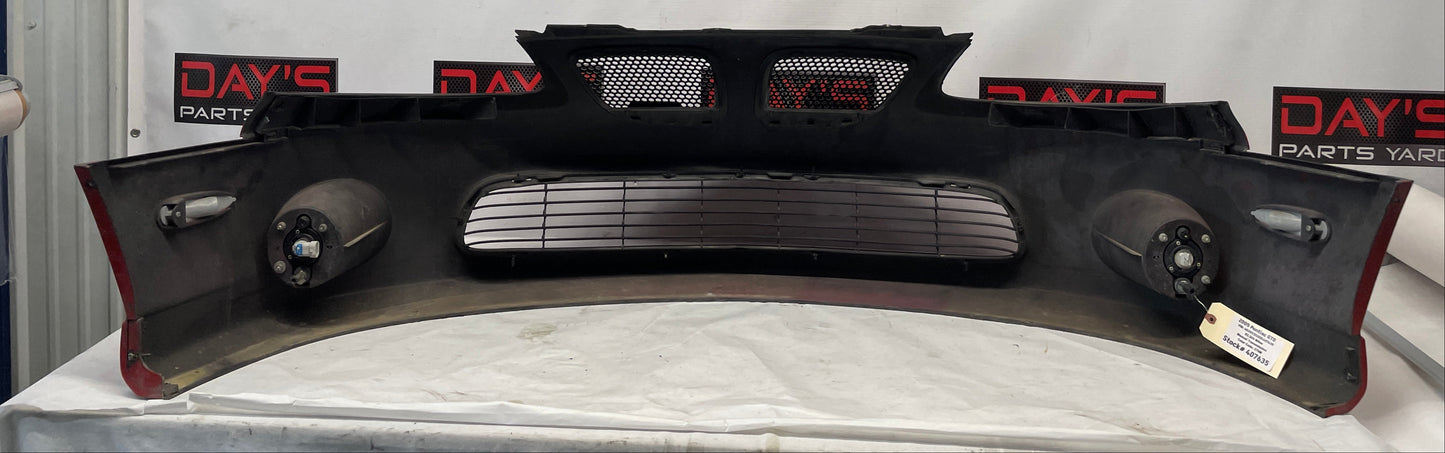 2005 Pontiac GTO Complete Front Bumper Cover Fascia Red OEM