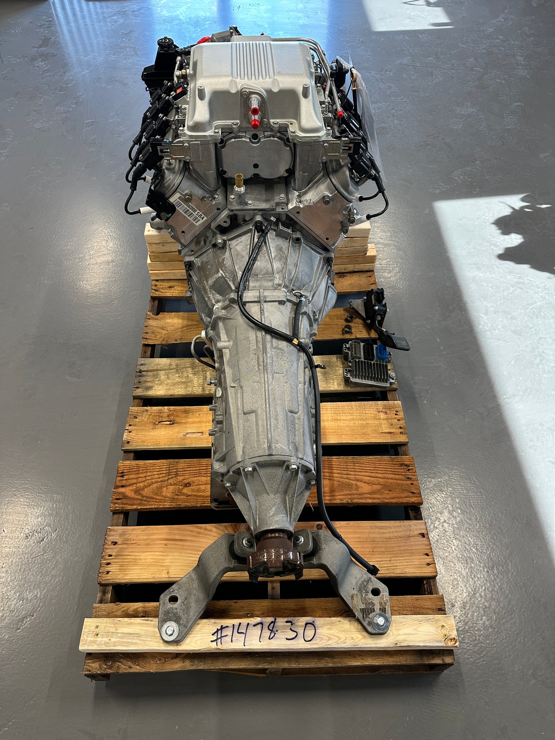 LSA 6.2L Factory Supercharged Engine Motor 6L90 Auto Trans Drivetrain Pullout 556HP - Day's Parts Yard