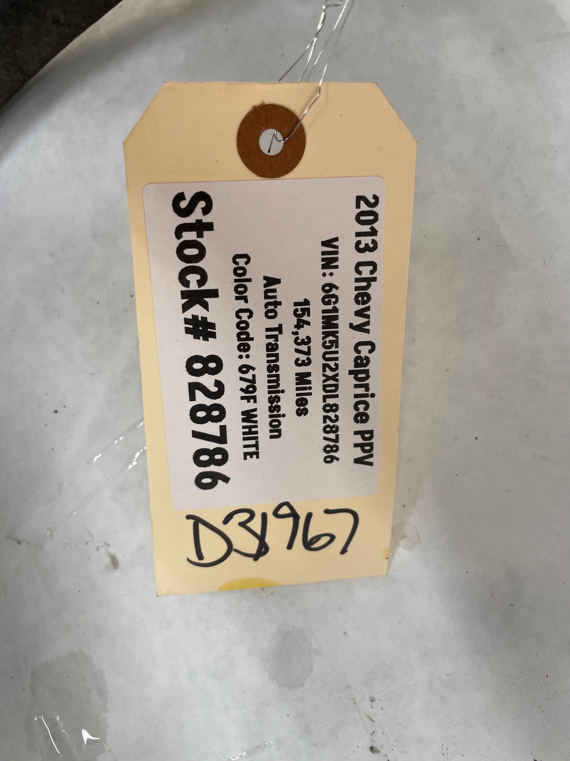 2013 Chevy Caprice PPV AC A/C Air Conditioner Manifold Hose Line Tube OEM - Day's Parts Yard