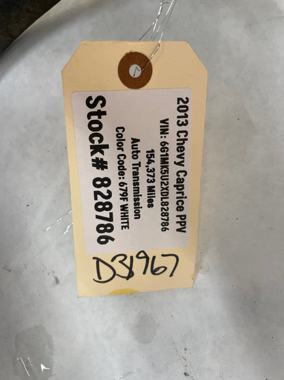 2013 Chevy Caprice PPV AC A/C Air Conditioner Manifold Hose Line Tube OEM - Day's Parts Yard