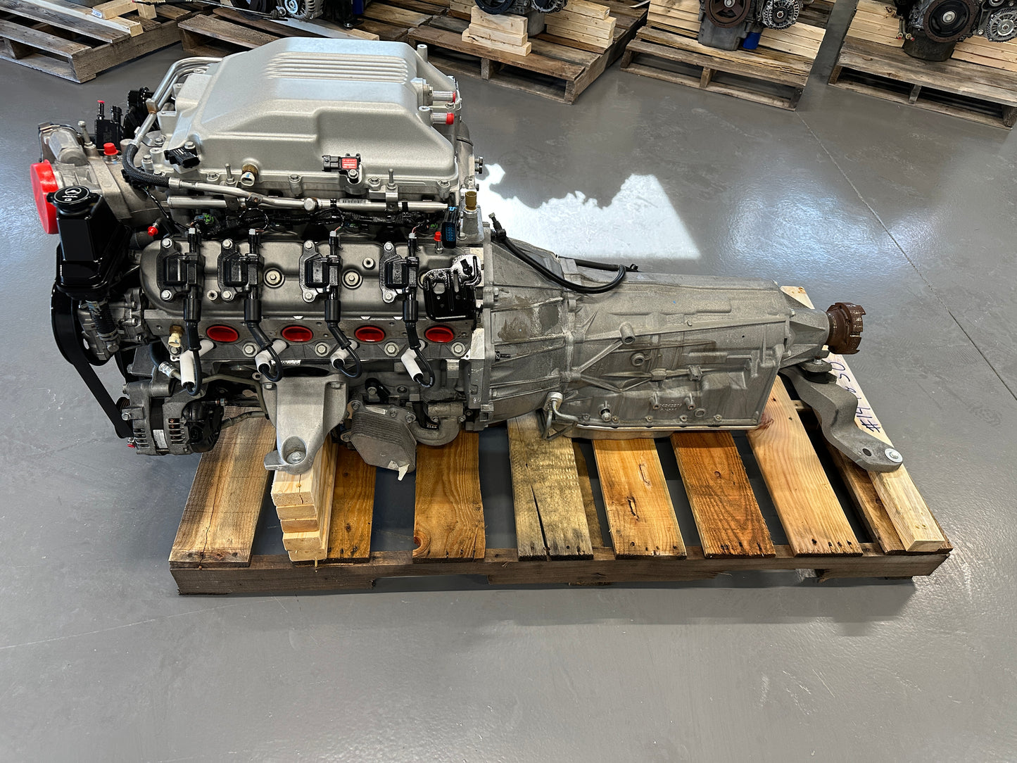 LSA 6.2L Factory Supercharged Engine Motor 6L90 Auto Trans Drivetrain Pullout 556HP - Day's Parts Yard