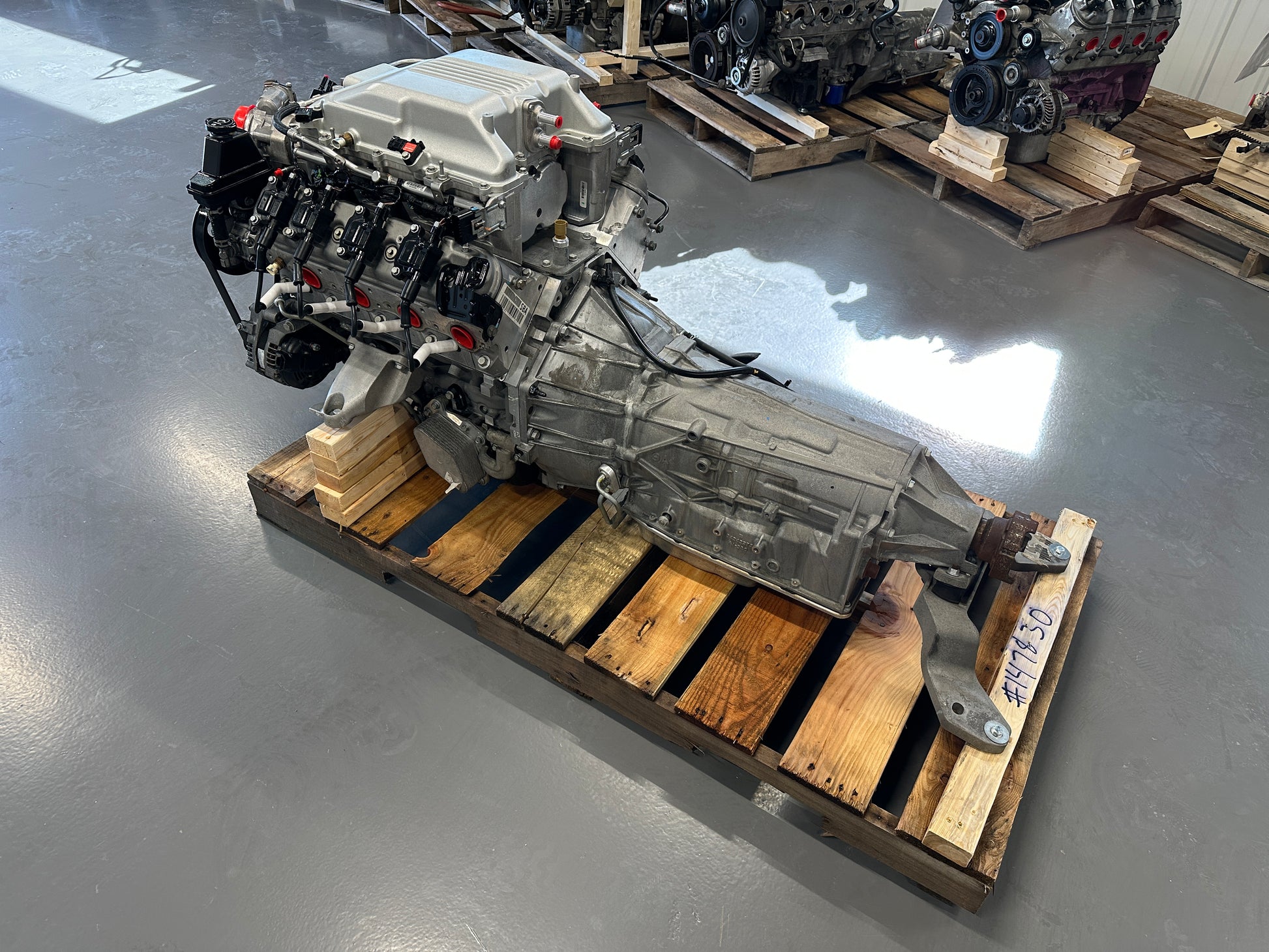 LSA 6.2L Factory Supercharged Engine Motor 6L90 Auto Trans Drivetrain Pullout 556HP - Day's Parts Yard
