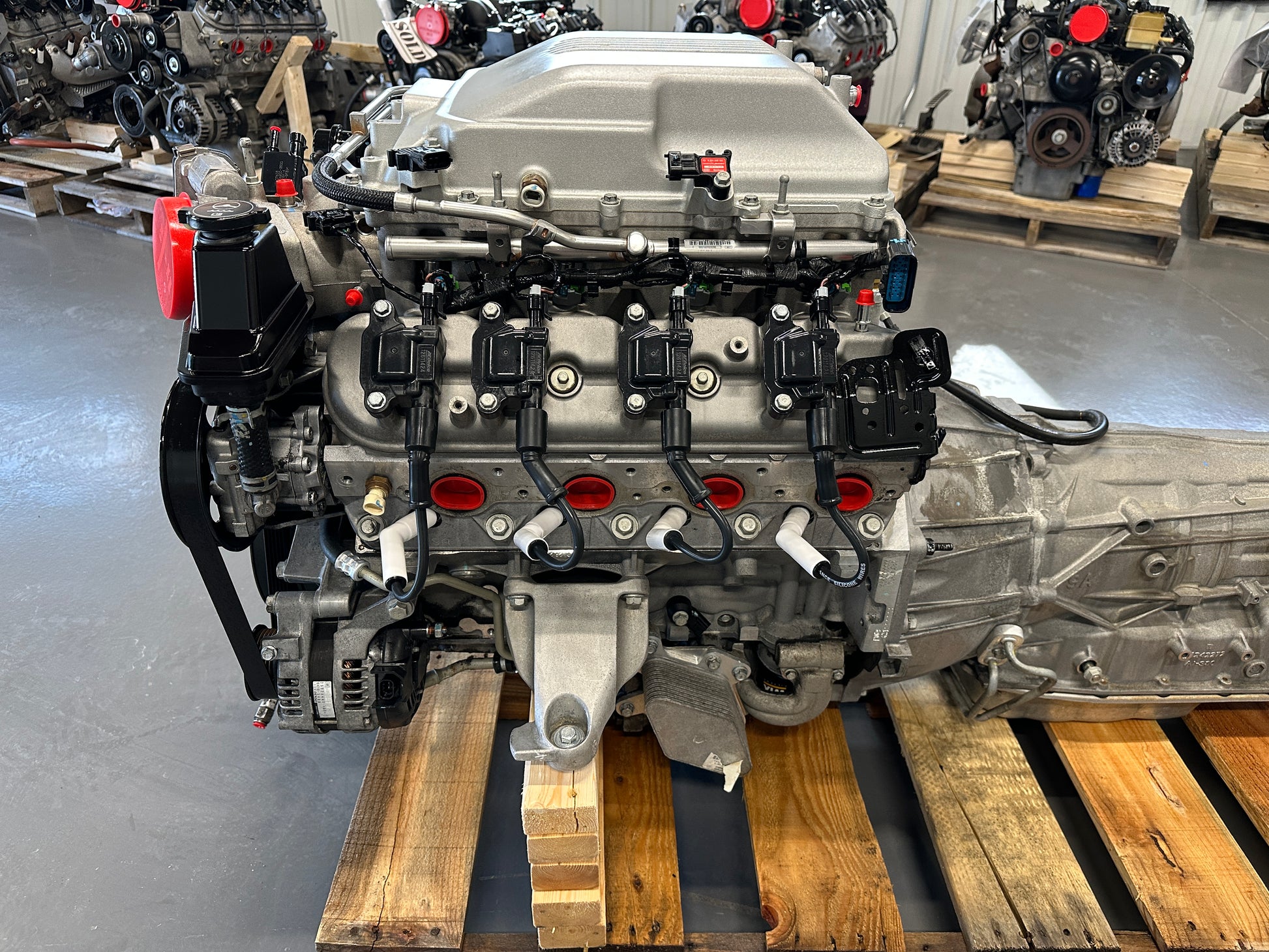 LSA 6.2L Factory Supercharged Engine Motor 6L90 Auto Trans Drivetrain Pullout 556HP - Day's Parts Yard