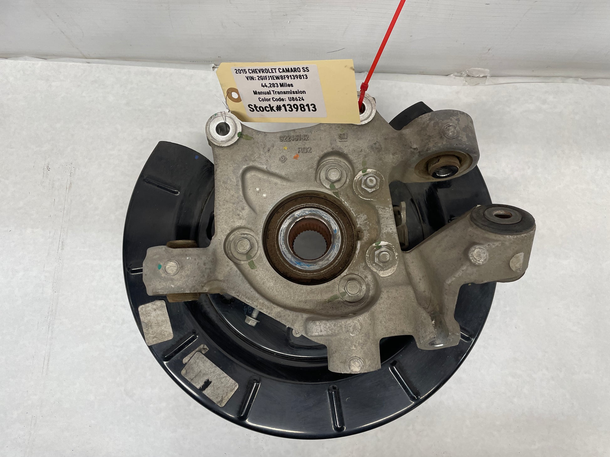 2015 Chevy Camaro SS RH Passenger Rear Spindle Knuckle Hub Wheel Bearing OEM - Day's Parts Yard