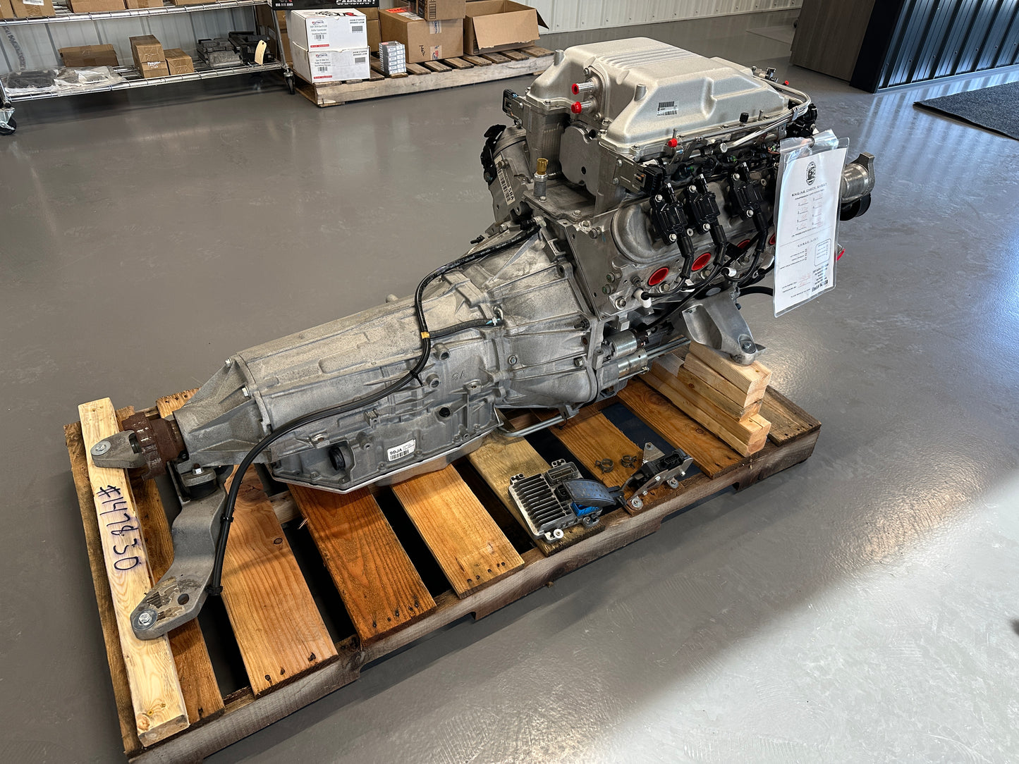 LSA 6.2L Factory Supercharged Engine Motor 6L90 Auto Trans Drivetrain Pullout 556HP - Day's Parts Yard