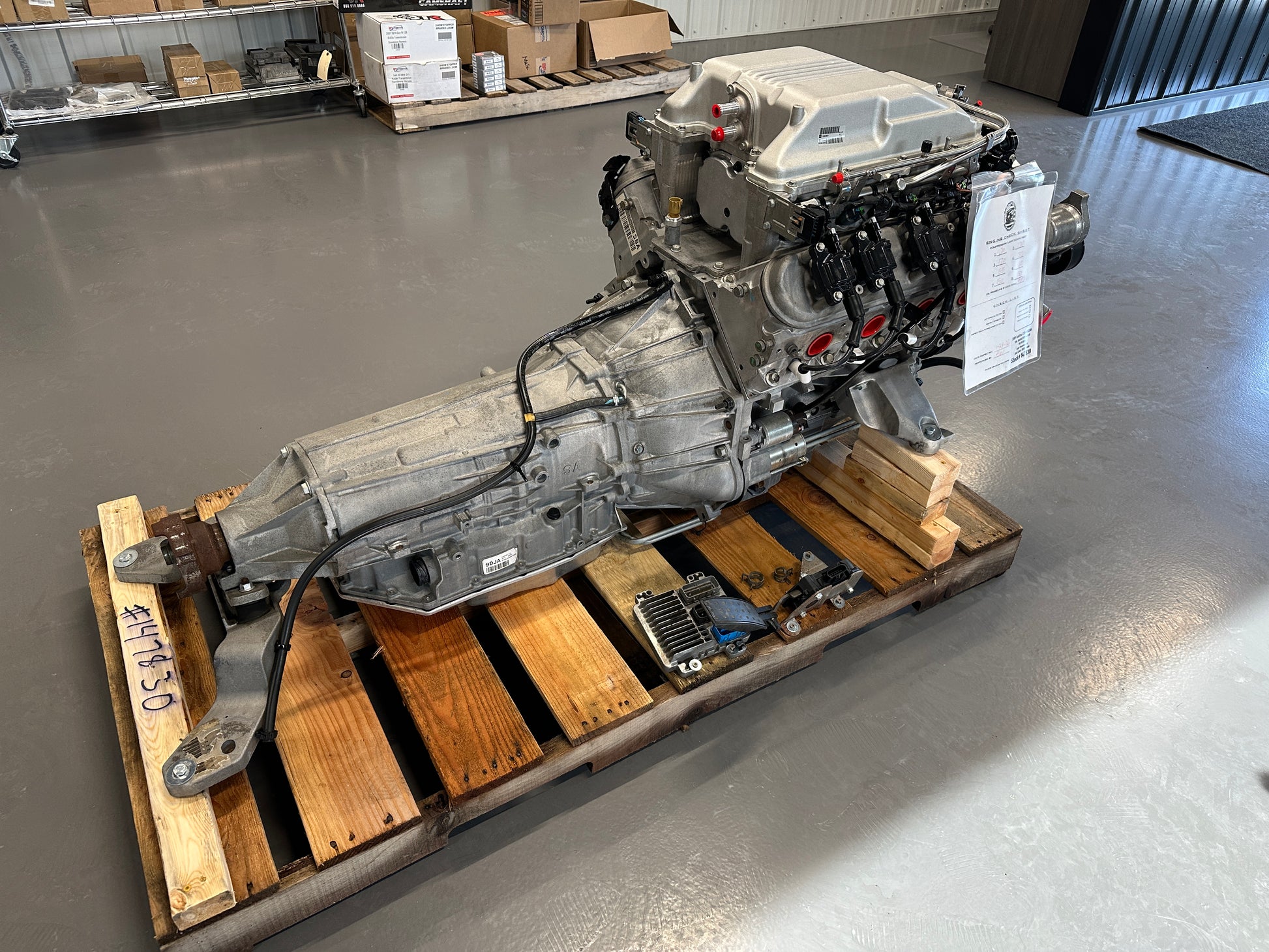 LSA 6.2L Factory Supercharged Engine Motor 6L90 Auto Trans Drivetrain Pullout 556HP - Day's Parts Yard