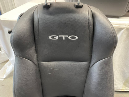 2005 Pontiac GTO Seats Fronts and Rears Black Leather OEM