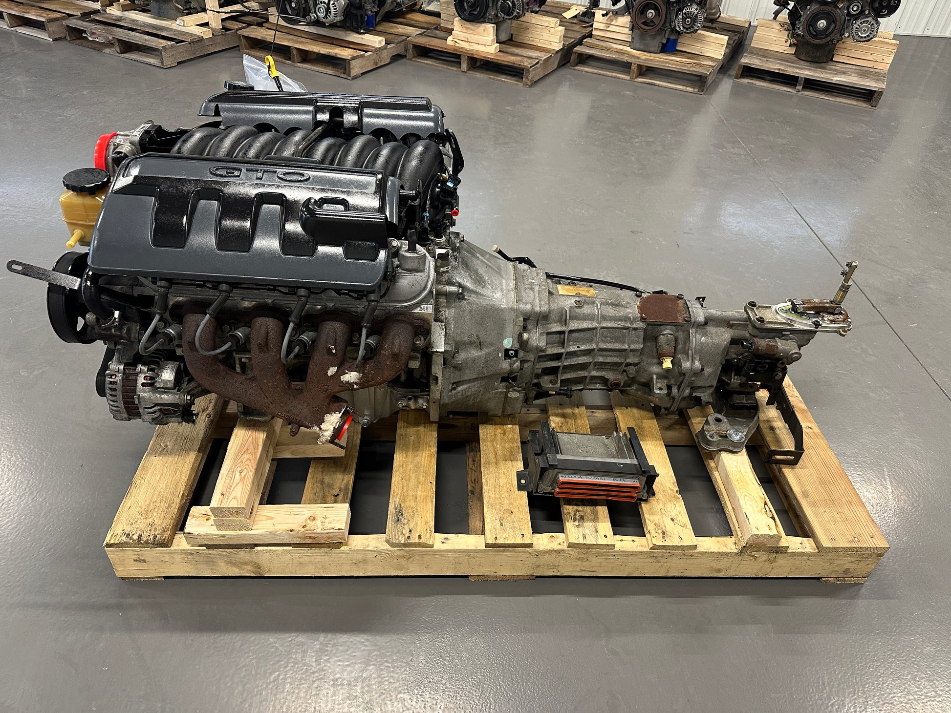 5.7L LS1 Engine T56 Manual Transmission Drivetrain Pullout 350HP - Day's Parts Yard