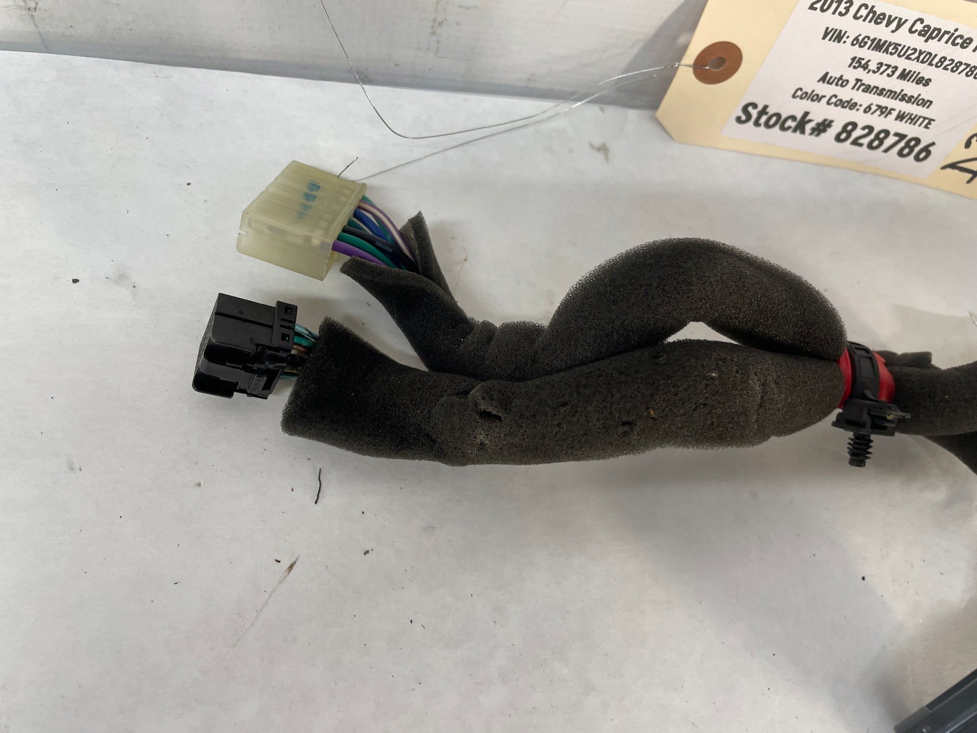2013 Chevy Caprice PPV Door Lock Wire Wiring Harness OEM - Day's Parts Yard