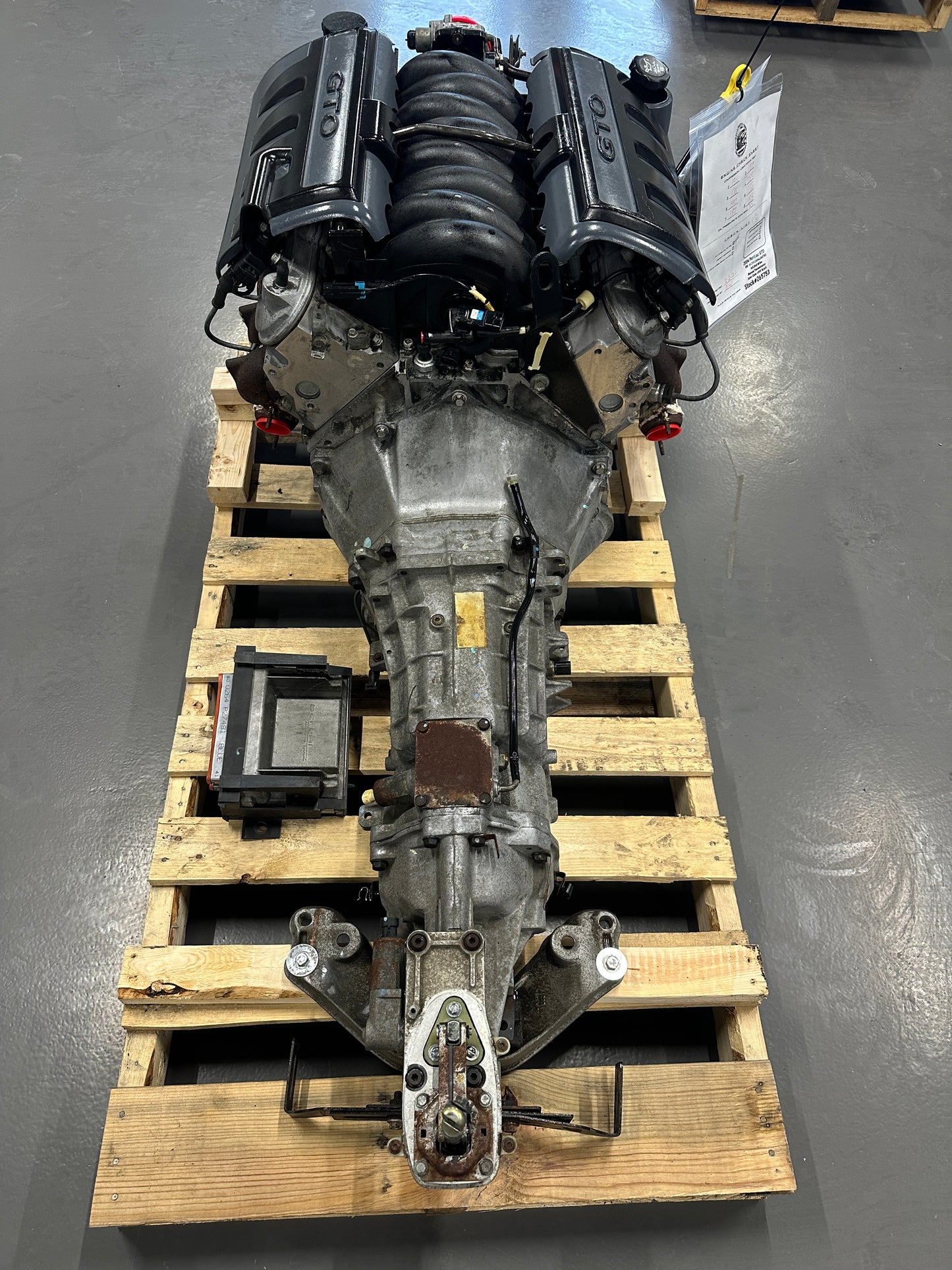 5.7L LS1 Engine T56 Manual Transmission Drivetrain Pullout 350HP - Day's Parts Yard