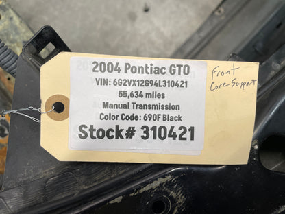 2004 Pontiac GTO Radiator Core Support Bracket OEM - Day's Parts Yard