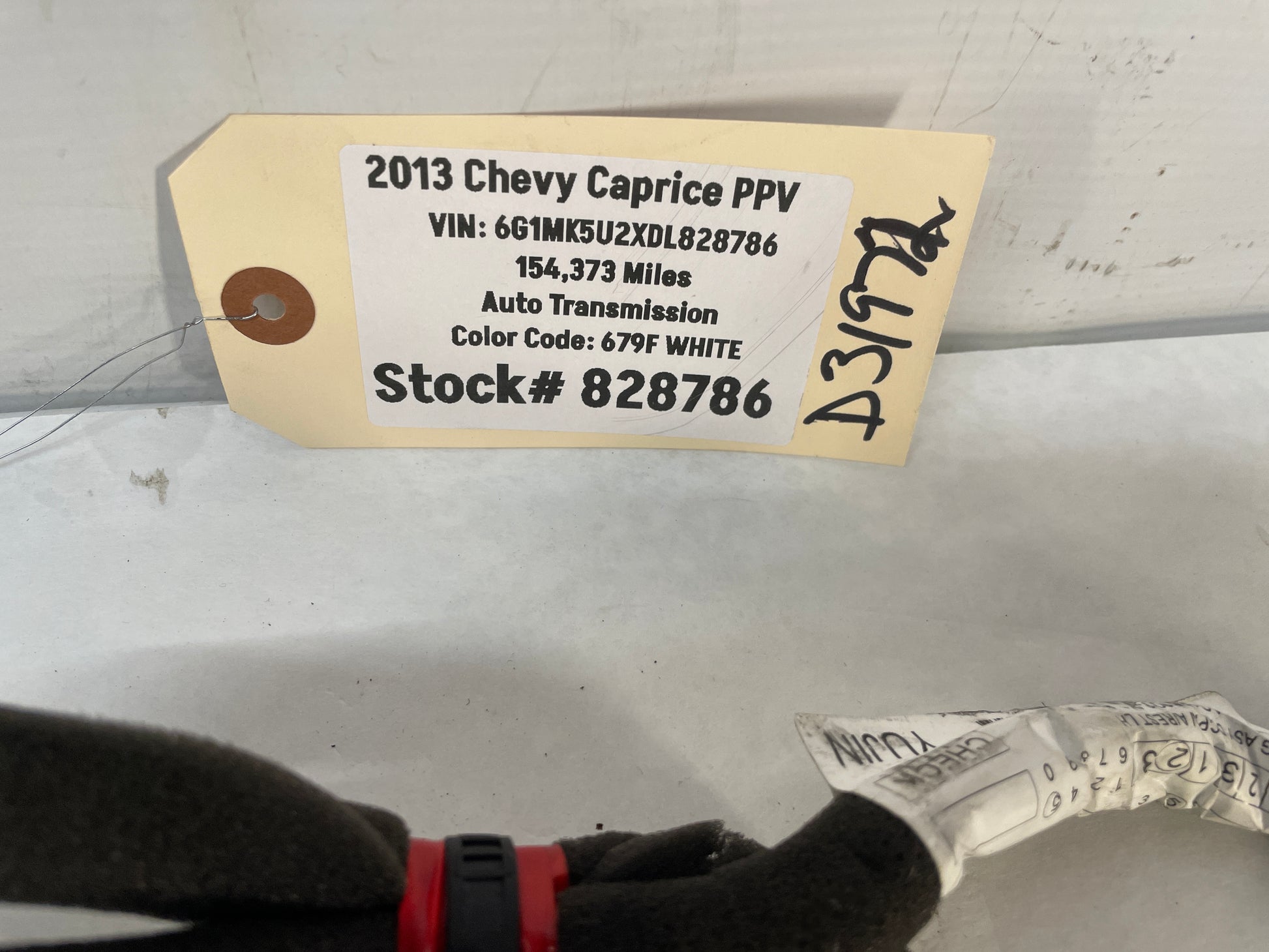 2013 Chevy Caprice PPV Door Lock Wire Wiring Harness OEM - Day's Parts Yard